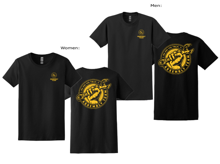 Women's Assembly Shirts Large